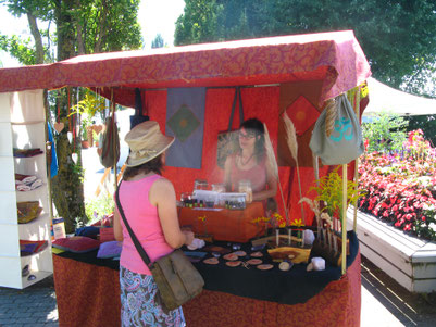 Künstlermarkt Kunstmarkt Bodensee Kressbronn Blume des Lebens