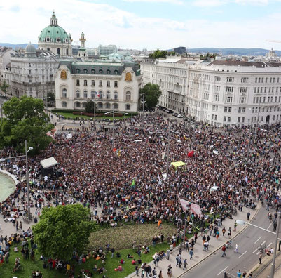 31.5.19 Wien: Streik mit GRETA - No Future On a Dead Planet: Bild FfF Vienna