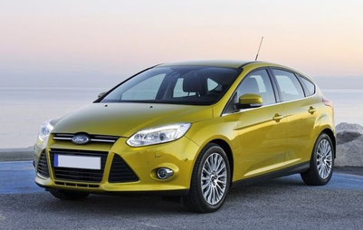 Ford Focus III 2011-2018 couleur jaune - cache-bagage / plage arriere Ford Focus