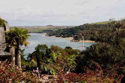 Blick von Overbeck's Garden auf die Küste von Kingsbridge ©My own Travel