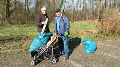 Foto: Oberst Dieter Broschinski und Leutnant Steffen Thieme