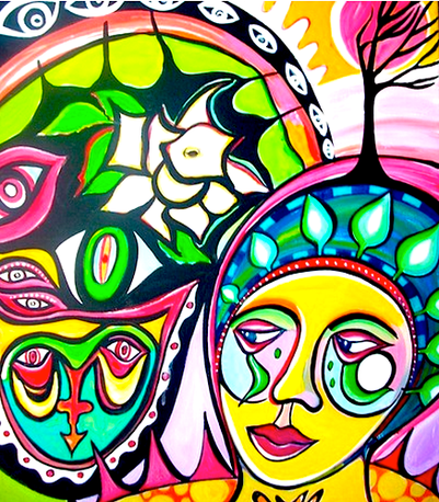 Intuitive Painting by Shelley Klammer