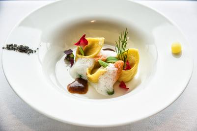 Cappelletti mit Kalbsbries Peter Oberrauch  Gourmet Südtirol