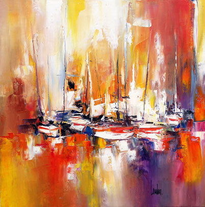 "Voiles contact" - 60x60