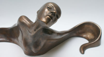 Bronze woman ballet