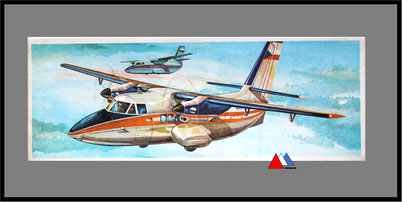 VEB Plasticart Zschopau Turbolet L410 schaal 1:100 Modellbau.