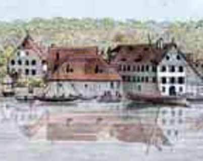 der Salzstadel um 1800