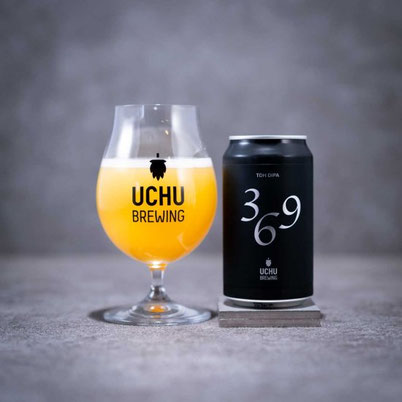 宇宙ビール　UCHU BERUWING　３６９