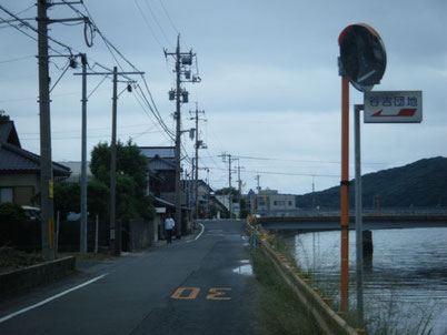 アクセス　谷吉団地入口の写真