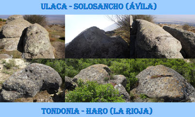 Piedras con formas iguales ULACA-TONDONIA