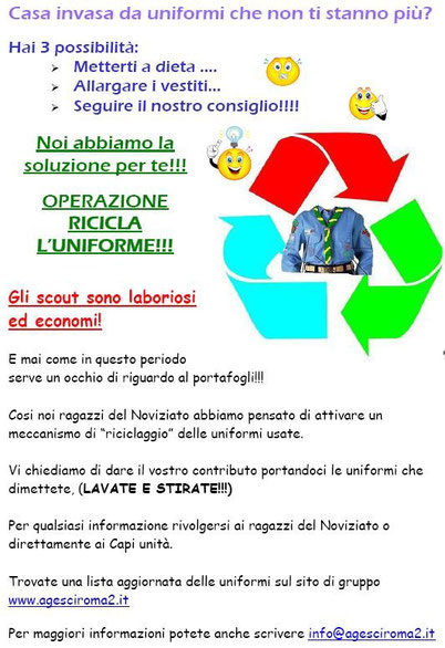 Vestiti scout agesci hotsell