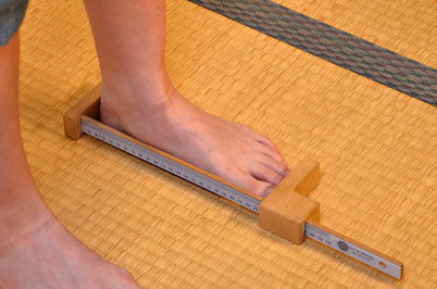 自分の足の特徴が知れる計測コース(550円)ございます
