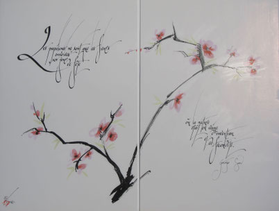 C150 - 40x80- Encre en 2 volets
