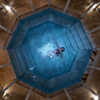 Relaxing in the Hammam in Malaga, Spain 