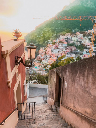 the many stairs of Amalfi Positano