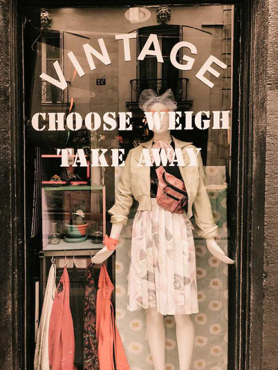 Paris Kilo shop - a cool vintage store in Le Marais