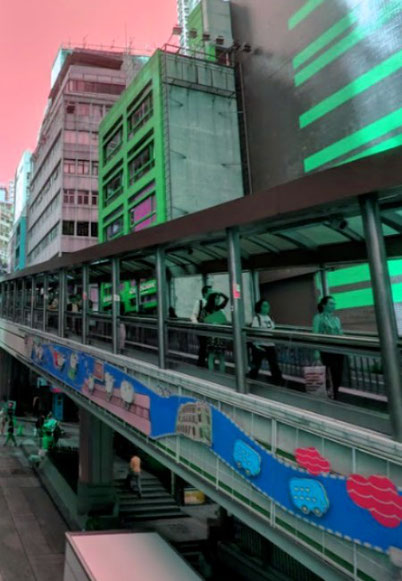 Only in Hong Kong you can ride the longest escalator in the world