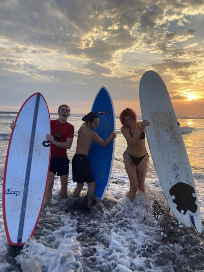 surfing in Guatemala 