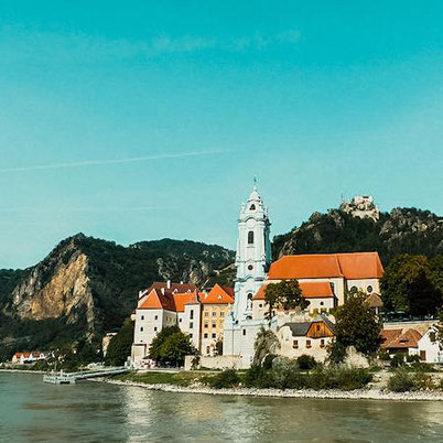 picturesque towns in the Wachau Valley in Austria