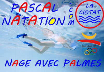 Nage avec palmes à la Ciotat à la piscine Pascal Natation