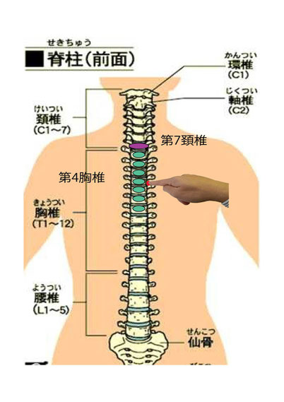 しゃっくりを止めるツボ