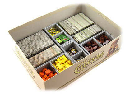 Caverna insert organizer organiser board game foamcore