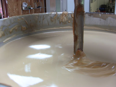 Mixing a coffee-flavoured yoghurt for a music festival 