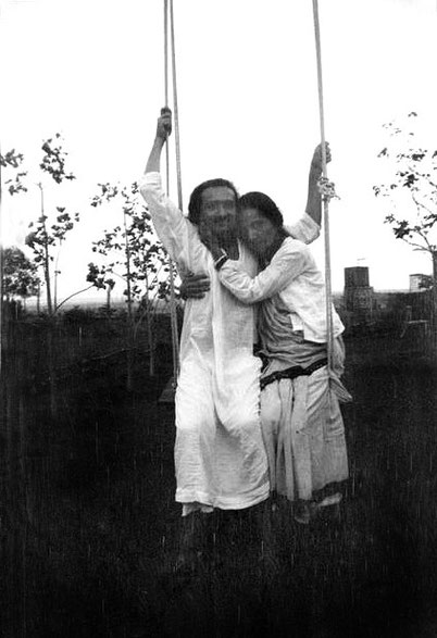 Meher Baba with Mehera Irani