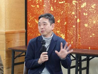 自由が丘商店街振興組合の事務局長・中山雄次郎さん