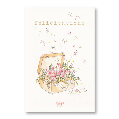Carte Malle Printaniere Tendrement Fe Illustrations Papeterie Boheme Carte Malle Printaniere Tendrement Fe Illustrations Papeterie Boheme