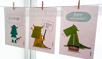 Cartes messages : naissance, anniversaire ... 