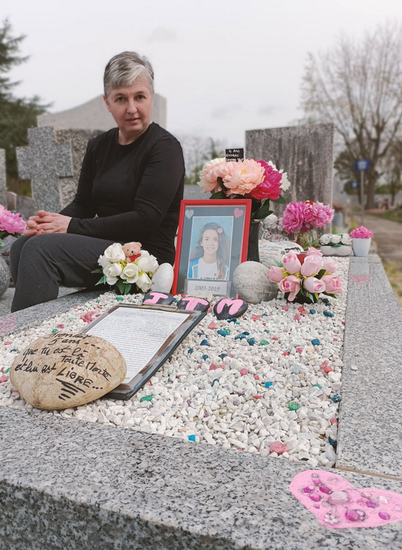 Sandrine Barthélémy Lyon cimetière tombe Johanna