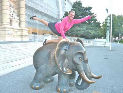 Annelie in Wien, Juli 2014.