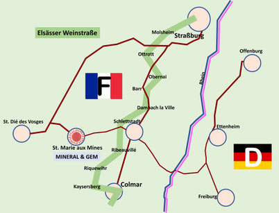 Elsass als Reiseziel - M&G und Wein 