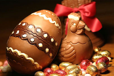 œufs en chocolat