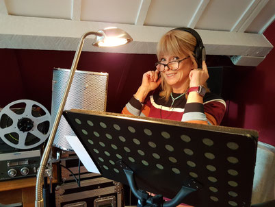 Toyah Willcox recording some additional ADR for Kaleidoscope Man