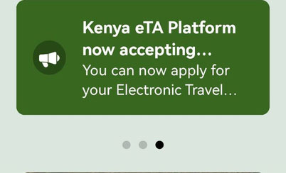 Eta, autorizzazione elettronica di viaggio