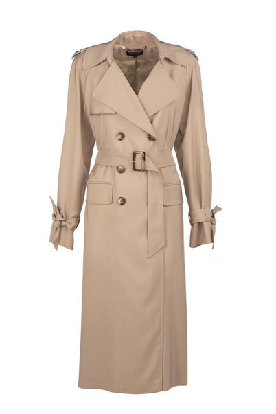 Trench con maxi maniche Credit Luisa Spagnoli