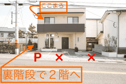 大分県別府市にある頭痛専門治療院「大分別府 頭痛専門ここまろ調整院」の専用駐車場は、戸建てに向かって山側の一番左です。他は１階美容院専用の駐車スペースとなりますので気をつけてください。偏頭痛、筋緊張型頭痛、群発頭痛、気圧頭痛、自律神経バランス乱れなどの症状がある方専門の整体院です。