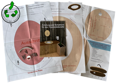 Holzsitz Komposttoilette