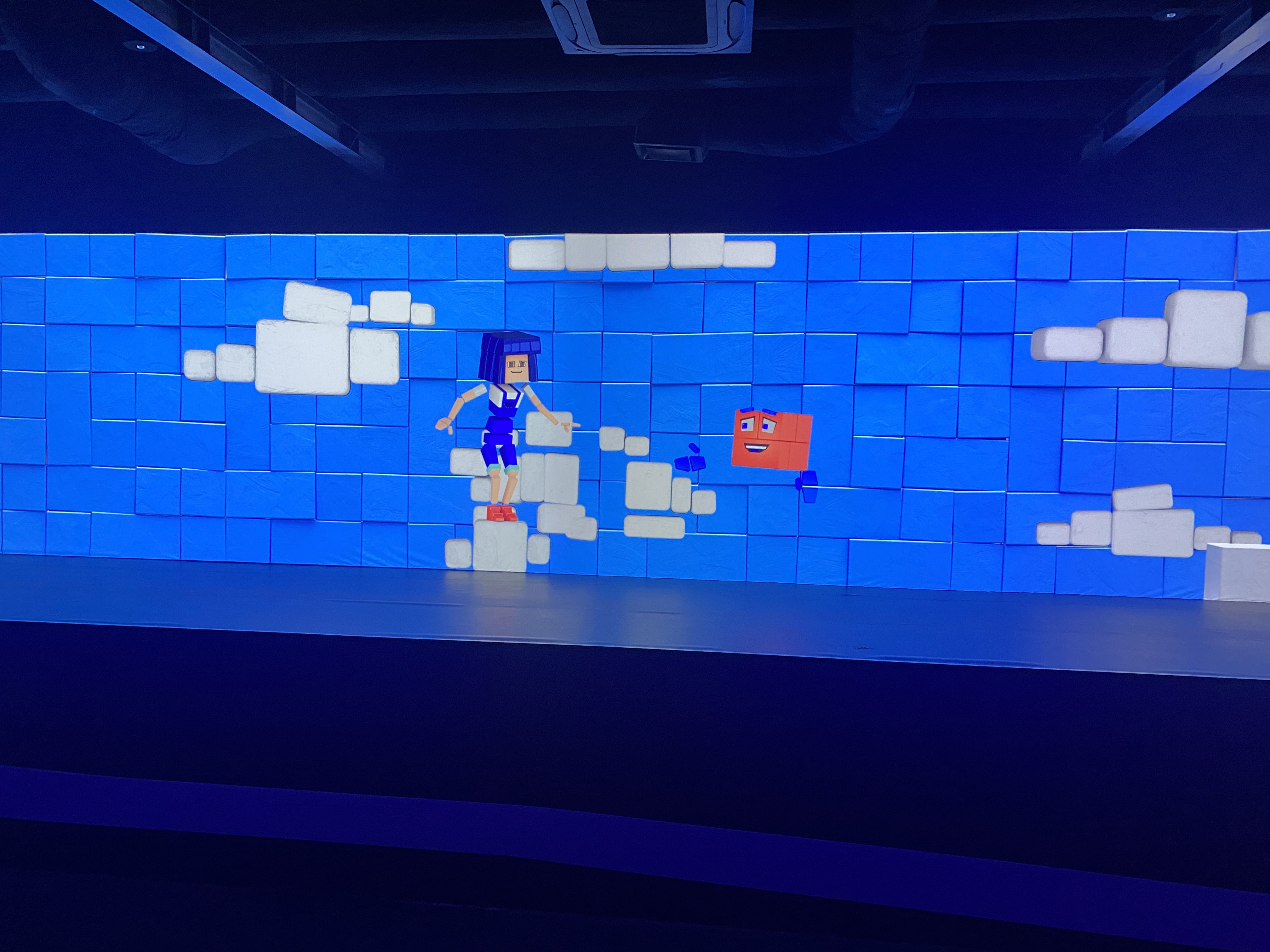 The UK Pavilion presents a 20-minute immersive experience, as PIX and Mei go on a journey across the UK. Photo: Midori Komachi