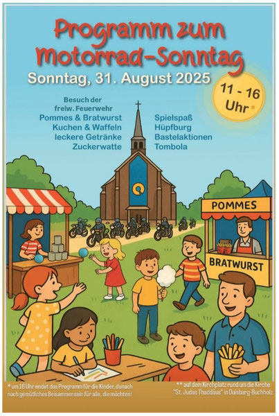 Begleitprogramm zum Motorrad-Sonntag