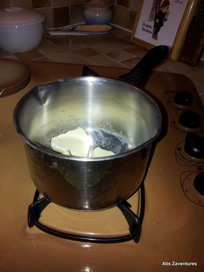 beurre dans la casserole