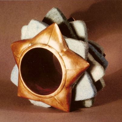 Kupfer Filz Armreif