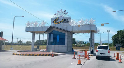 Entrance to Clark near Friendship Road / Clark Freeport Philippines, formerly Clark Air Base