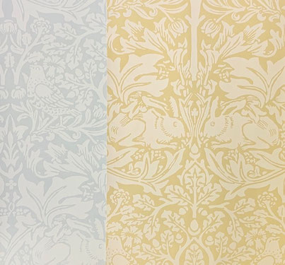 ウィリアム モリスの可愛らしい壁紙 ヨーロピアンスタイルやオーダーカーテンなら 株 ほづみインテリア