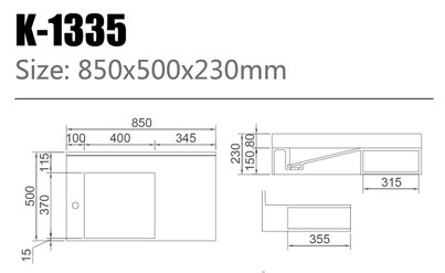Waschtisch K-1335