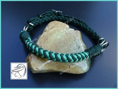 Sidepull Nasenband aus Paracord rund geflochten