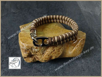 PHalsband mit Paracord Typ II geflochten