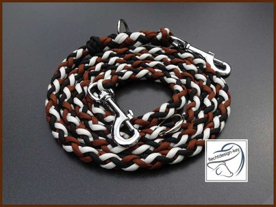Paracord Hundeleine, Flechtleine, Hundeleine geflochten